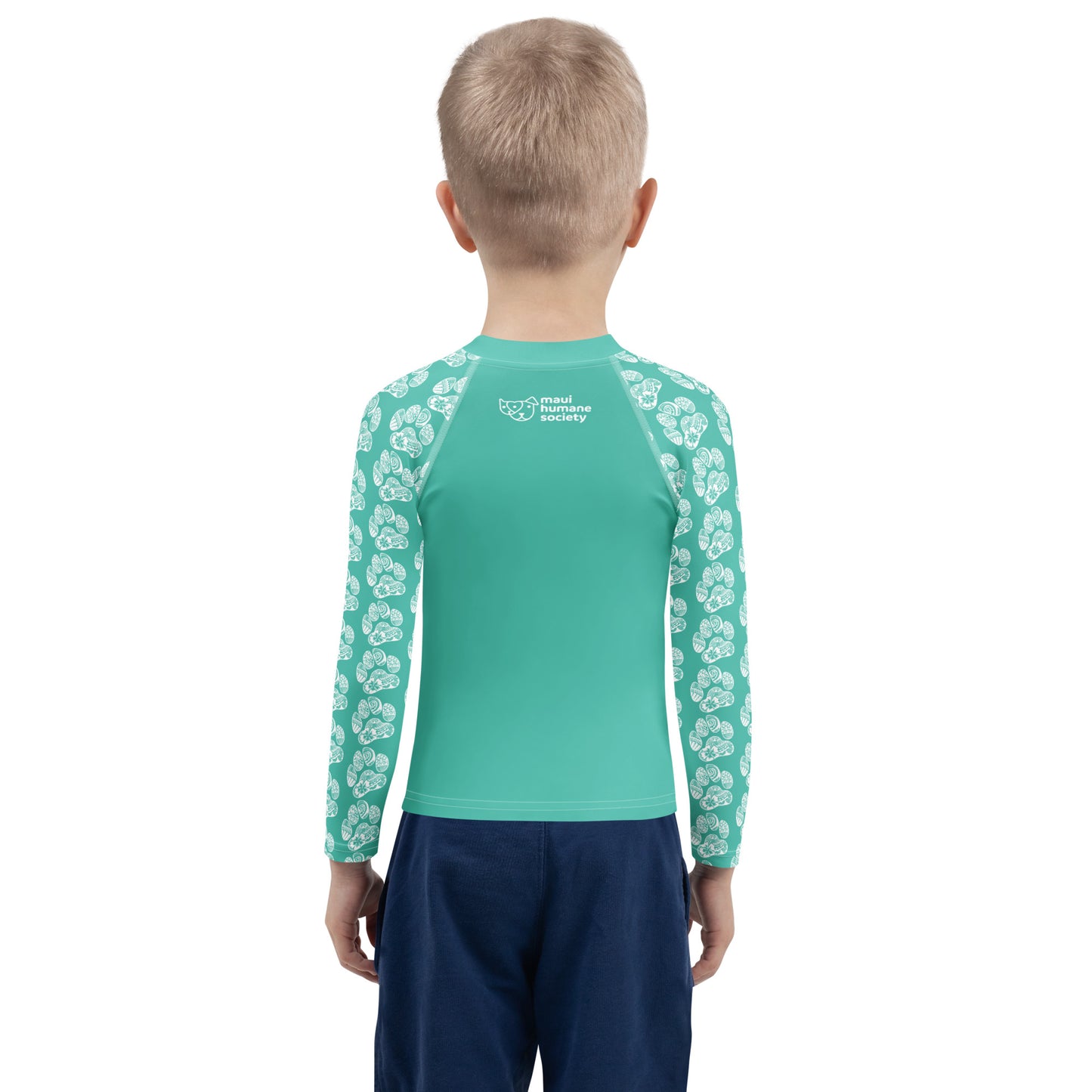 Kids Paw Print Rash Guard