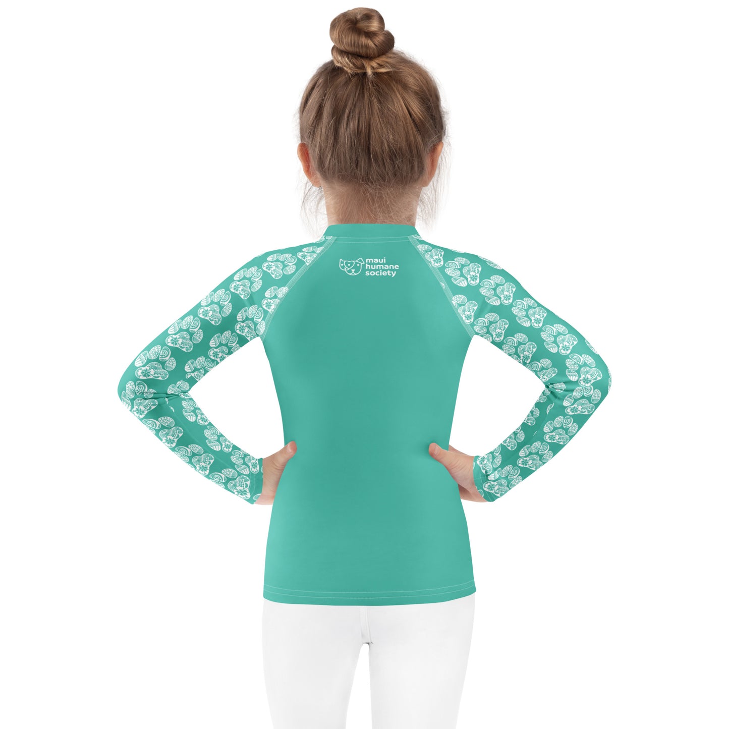 Kids Paw Print Rash Guard