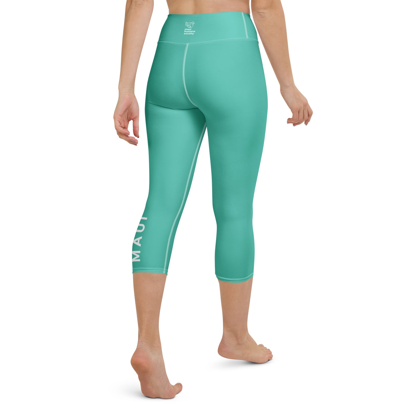 Pure Poi Yoga Capri Leggings - Aqua