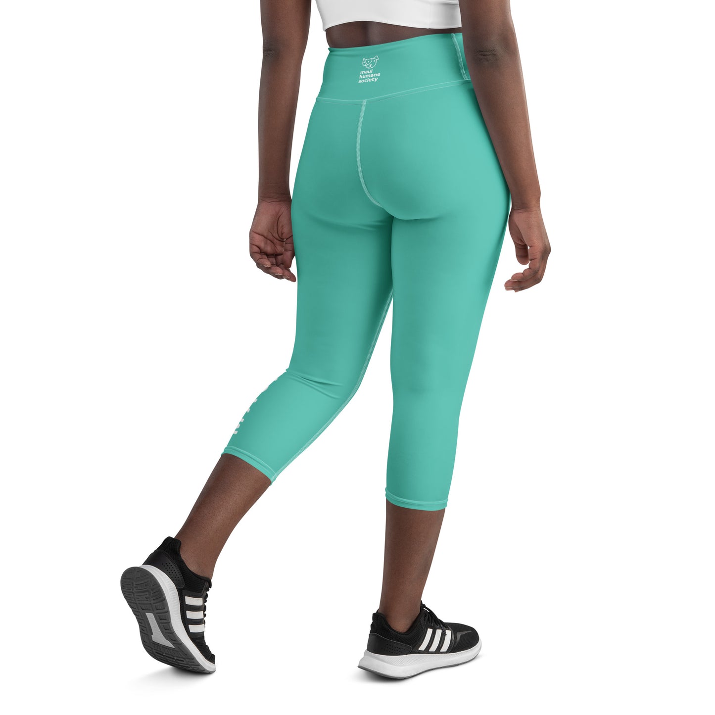 Pure Poi Yoga Capri Leggings - Aqua