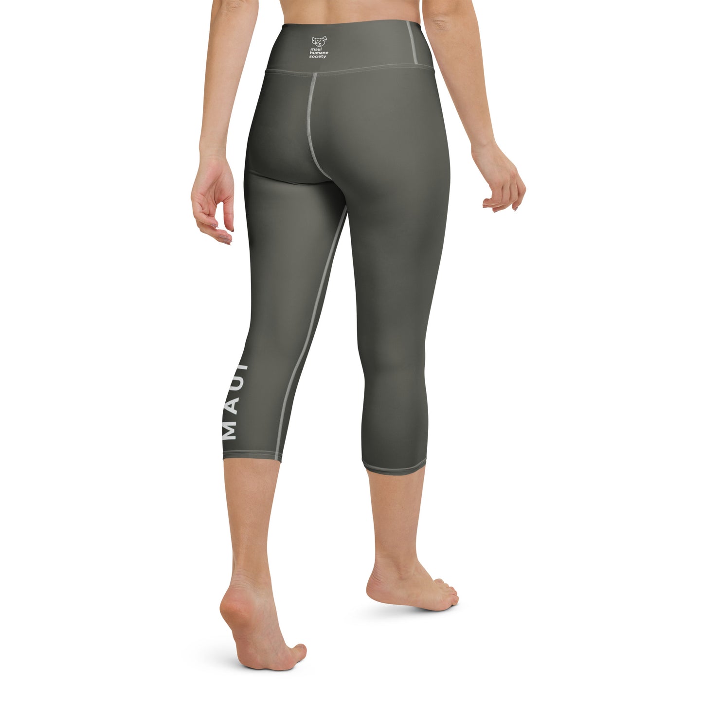 Pure Poi Yoga Capri Leggings - Gray