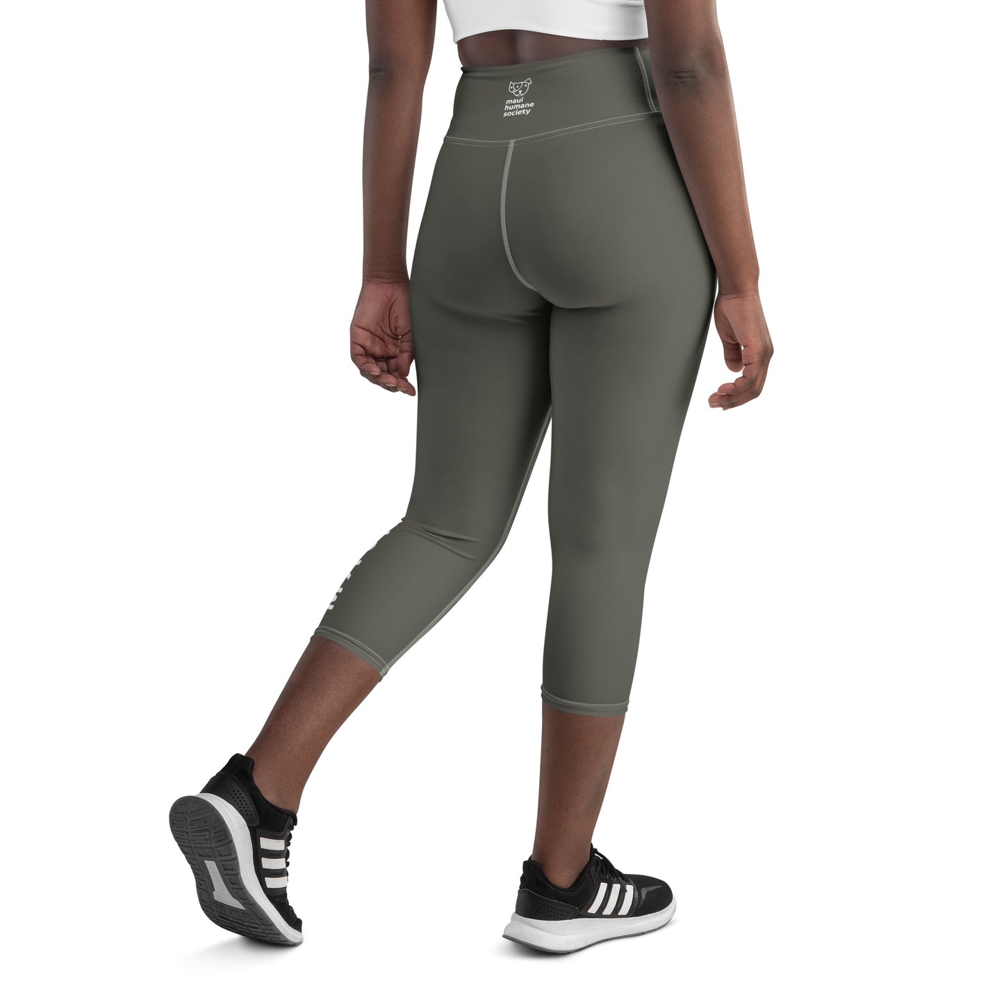 Pure Poi Yoga Capri Leggings - Gray