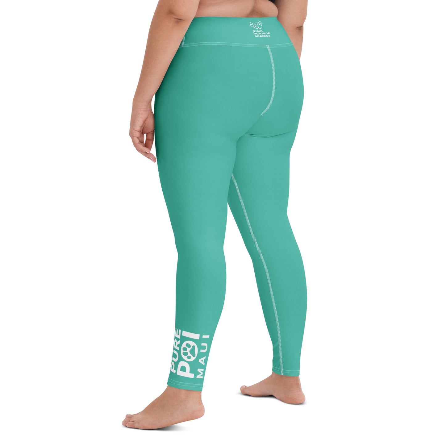Pure Poi Yoga Leggings - Aqua