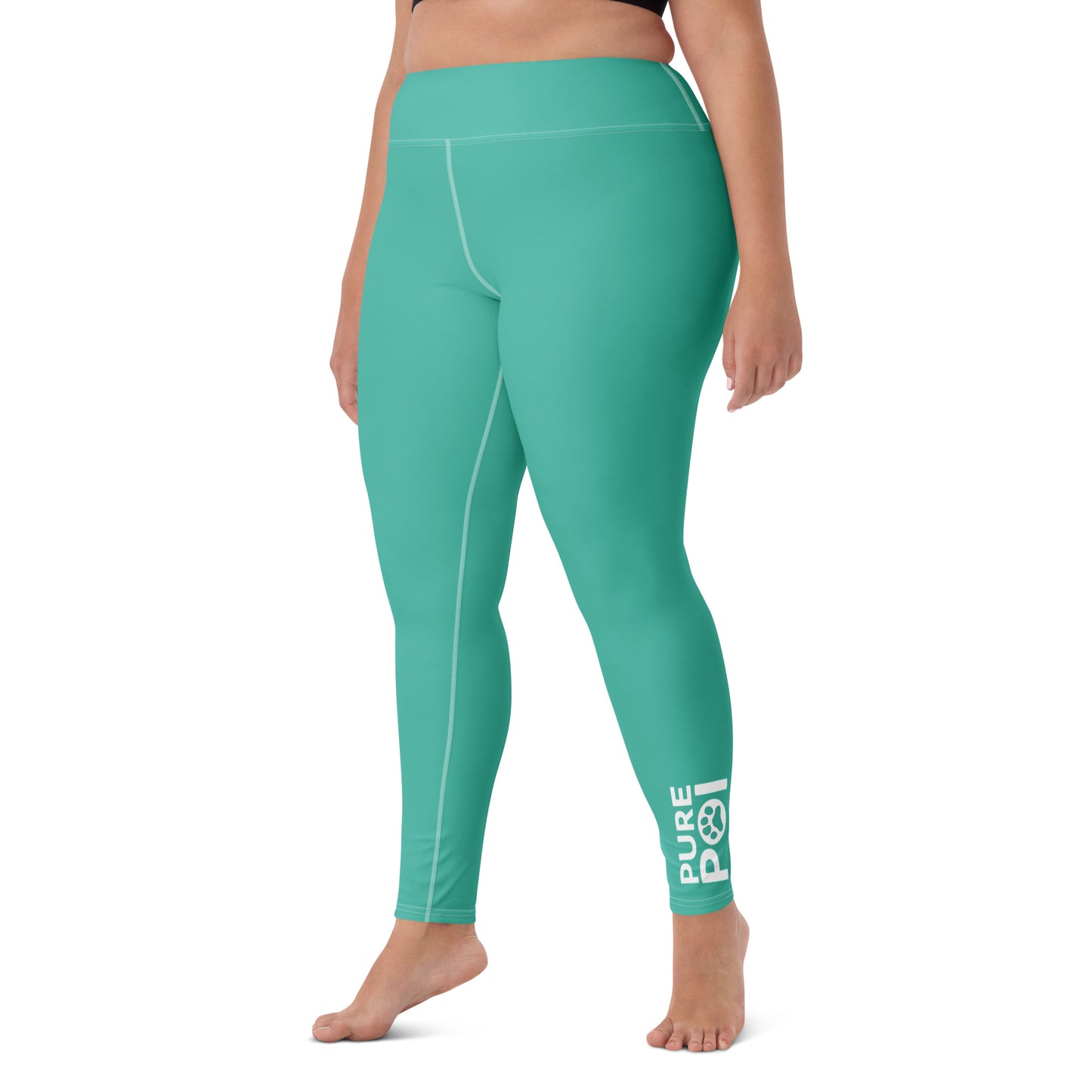 Pure Poi Yoga Leggings - Aqua