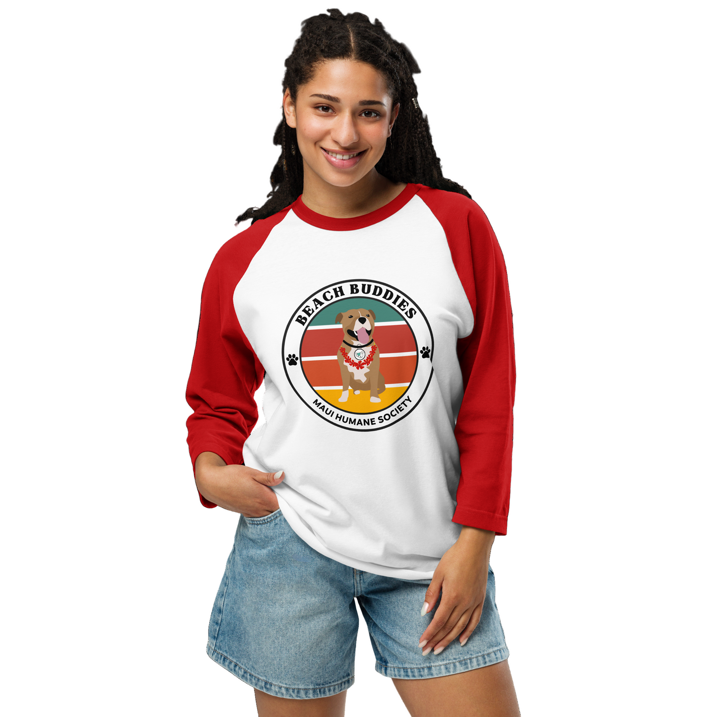 Beach Buddies Baseball Tee