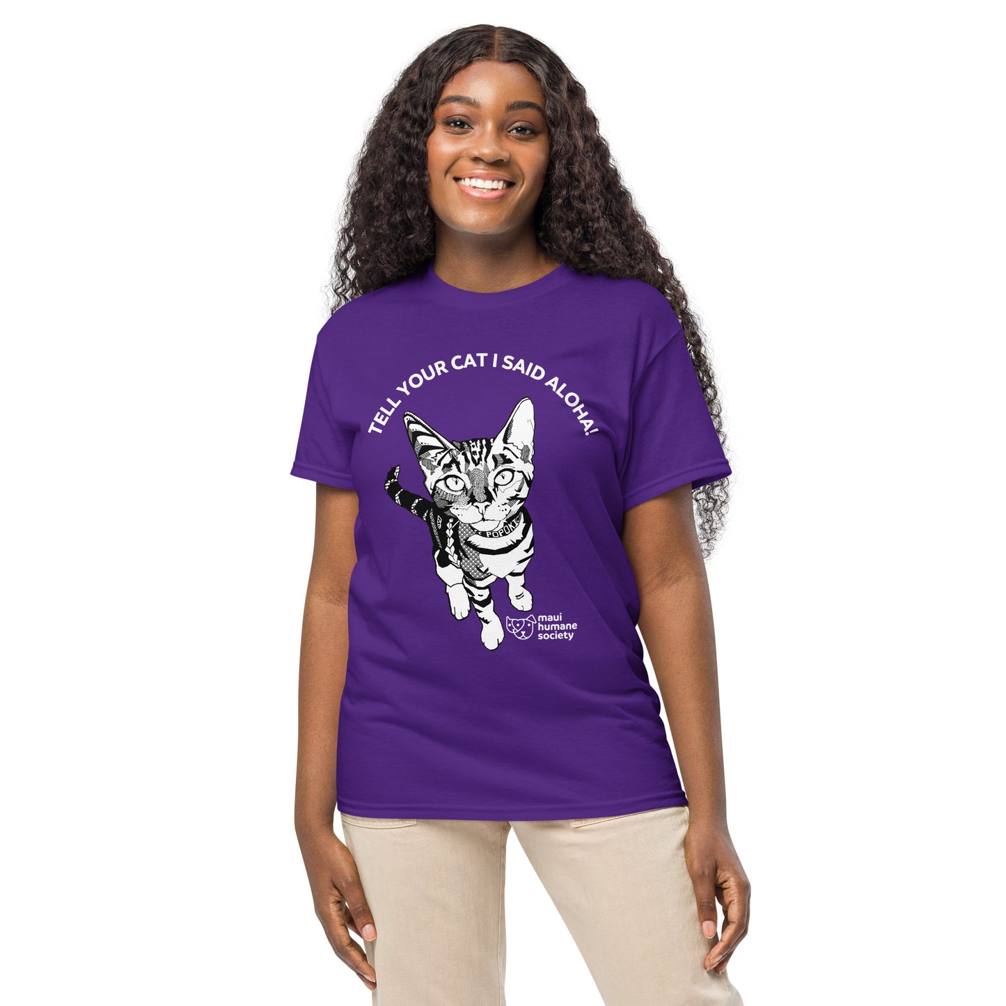 Tell Your Cat I Said Aloha! Adult Unisex T-Shirt