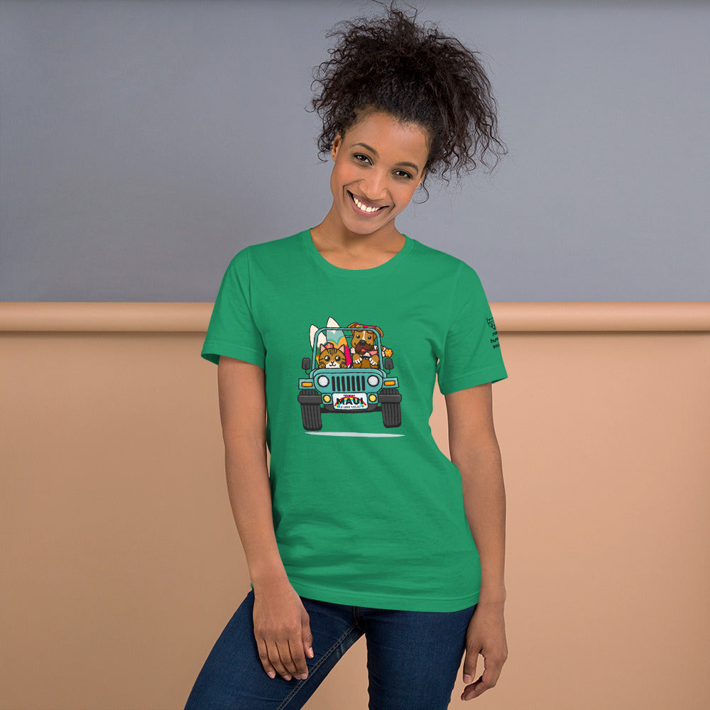 Surf's Up, Paws Out T-shirt