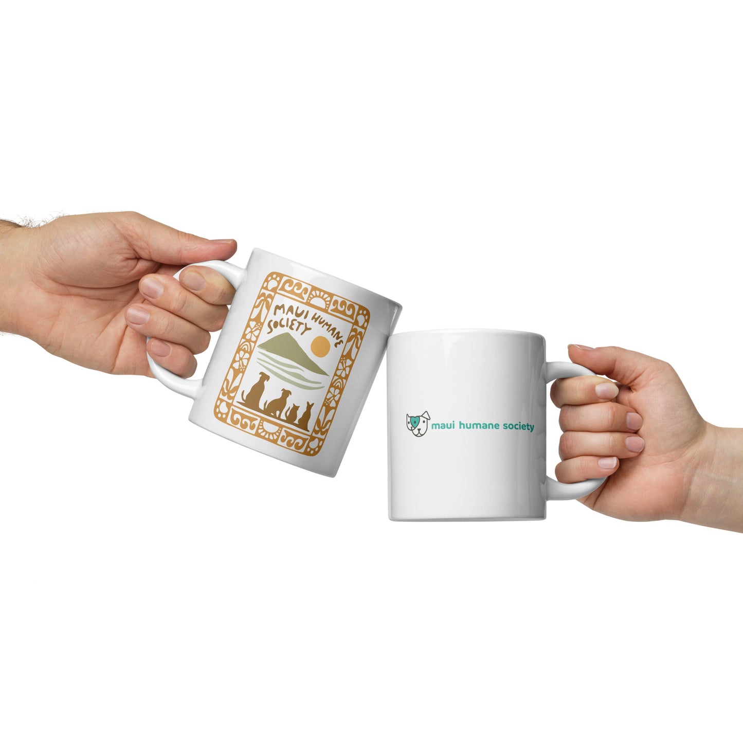 "Rescue with Aloha" Ceramic Mug – Maui Humane Society x Sarcreate