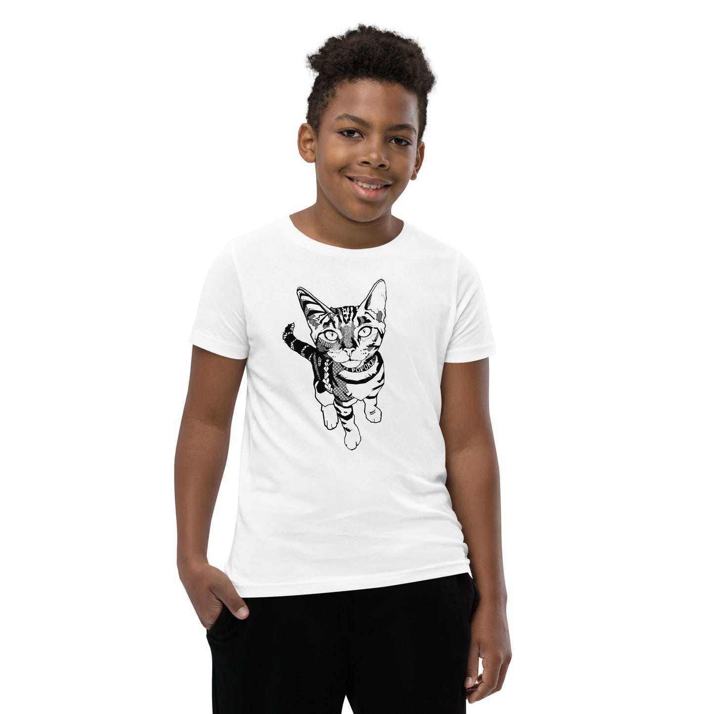 Popoki Youth Short Sleeve T-Shirt
