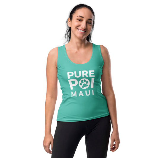 Pure Poi Tank Top - Aqua