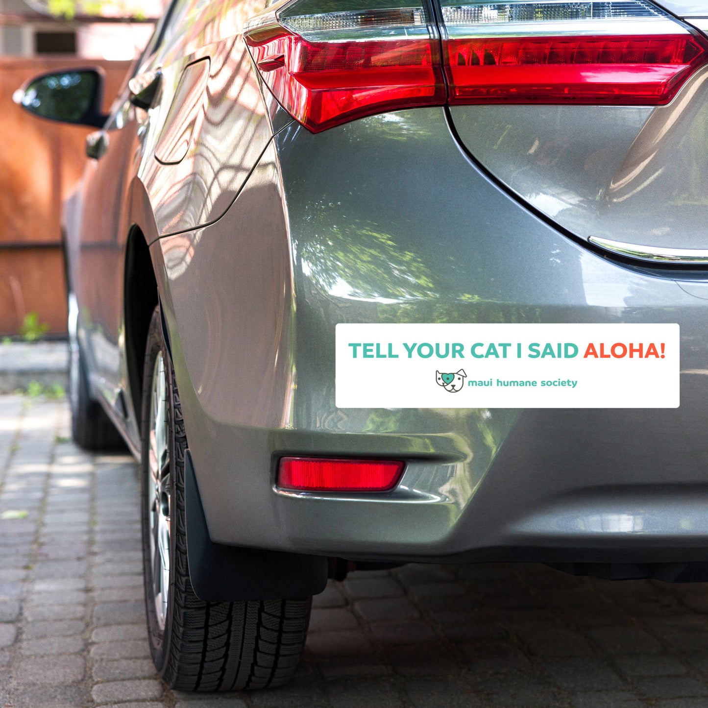 Tell Your Cat I Said Aloha! Bumper Sticker