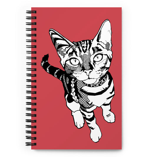 Popoki Spiral Notebook