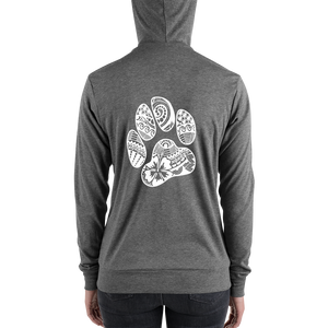 MHS Paw Print Zip Hoodie