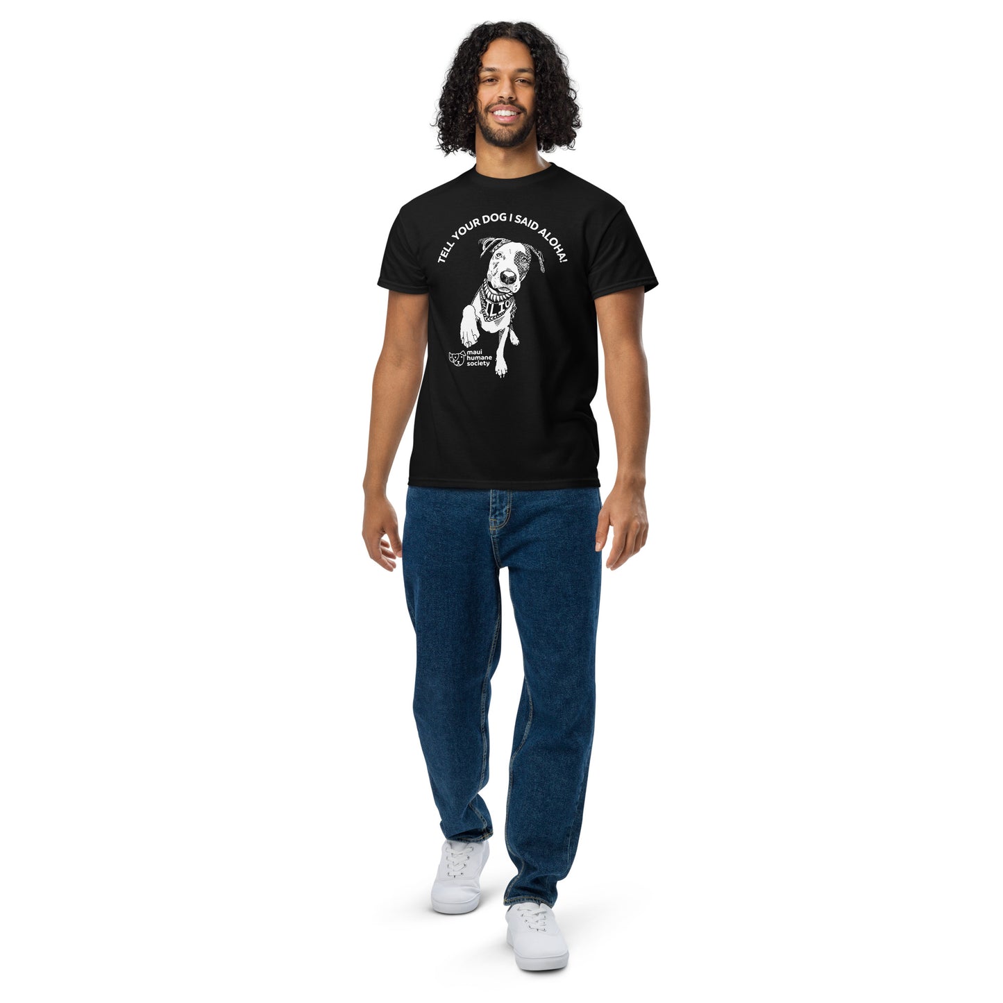 Tell Your Dog I Said Aloha! Adult Unisex T-Shirt