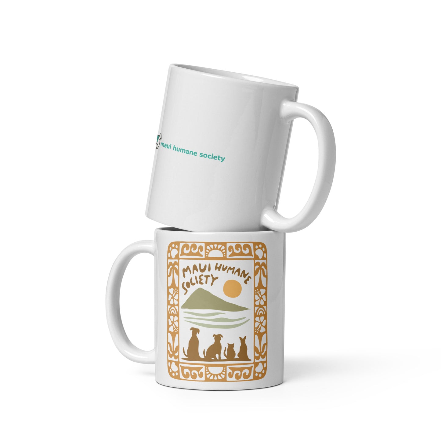 "Rescue with Aloha" Ceramic Mug – Maui Humane Society x Sarcreate