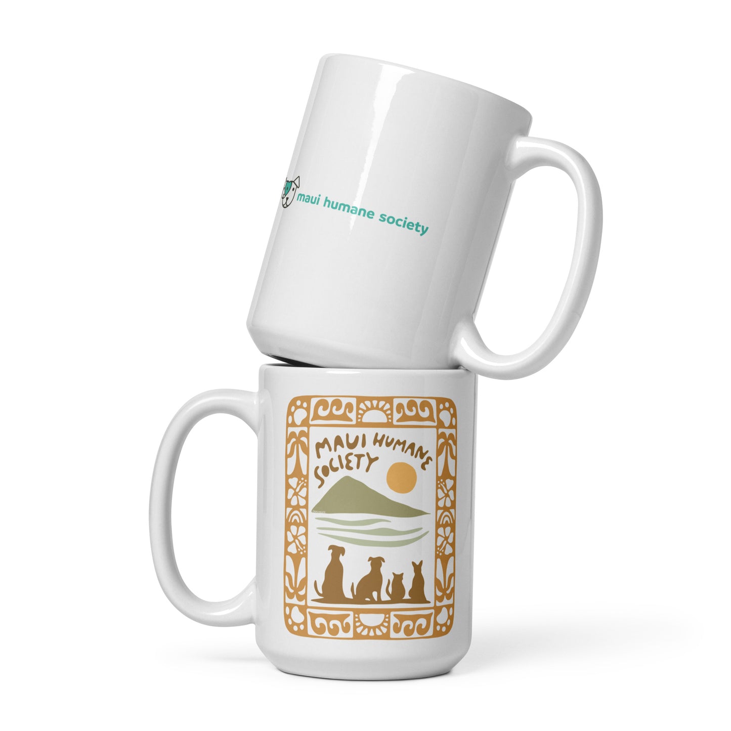 "Rescue with Aloha" Ceramic Mug – Maui Humane Society x Sarcreate