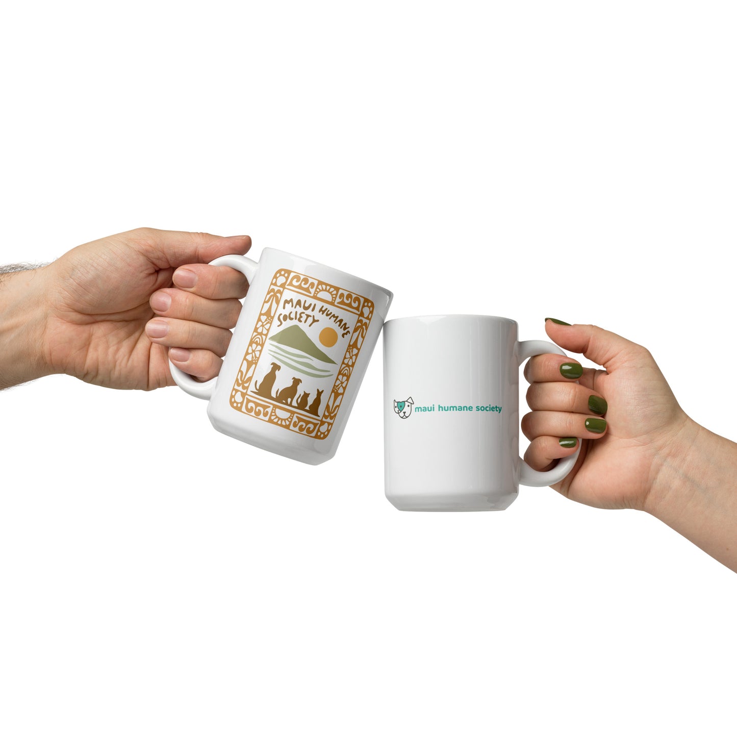"Rescue with Aloha" Ceramic Mug – Maui Humane Society x Sarcreate