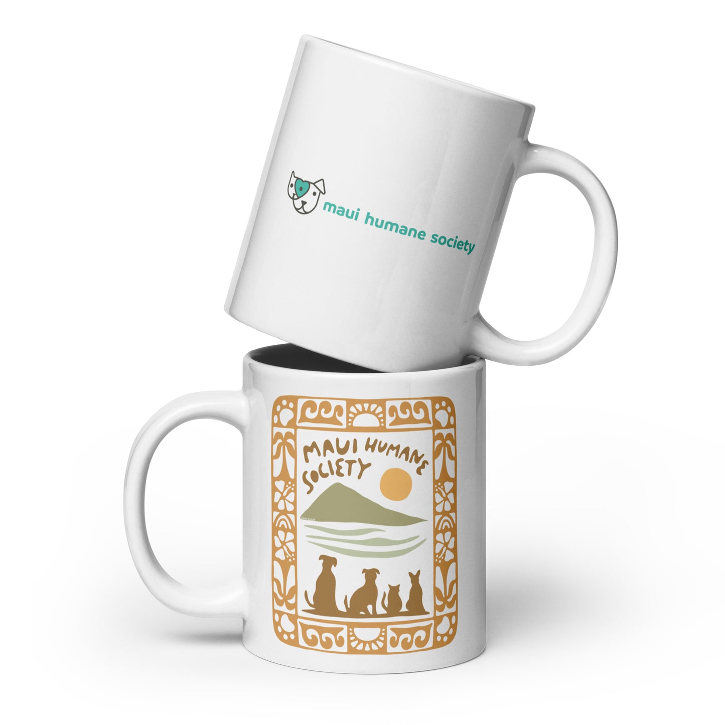 "Rescue with Aloha" Ceramic Mug – Maui Humane Society x Sarcreate