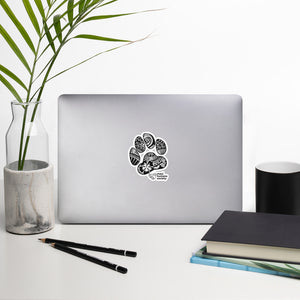 "Pawsome" Bubble-free MHS Stickers