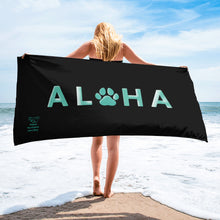 Load image into Gallery viewer, Paw Print MHS Beach Towel
